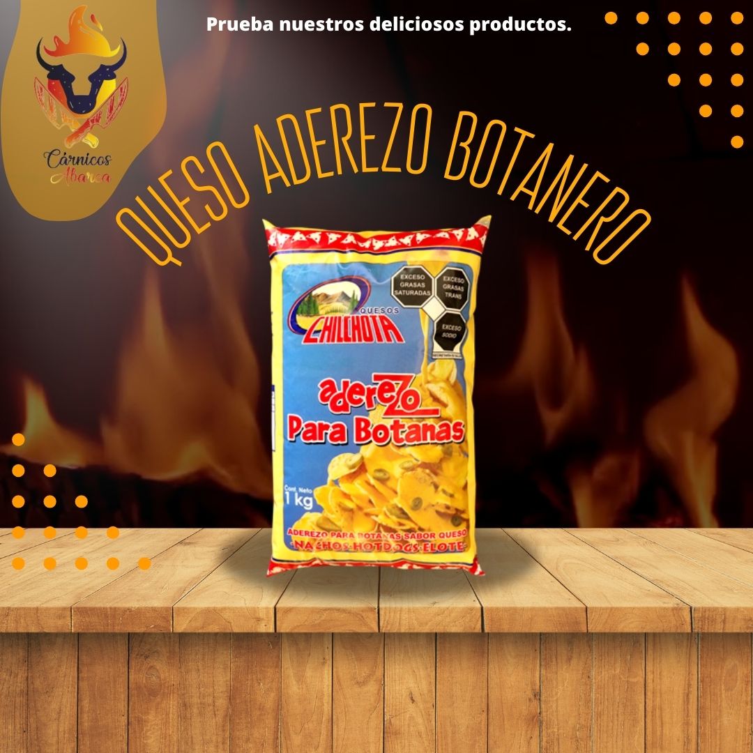 QUESO ADEREZO BOTANERO / Precio: $65.00