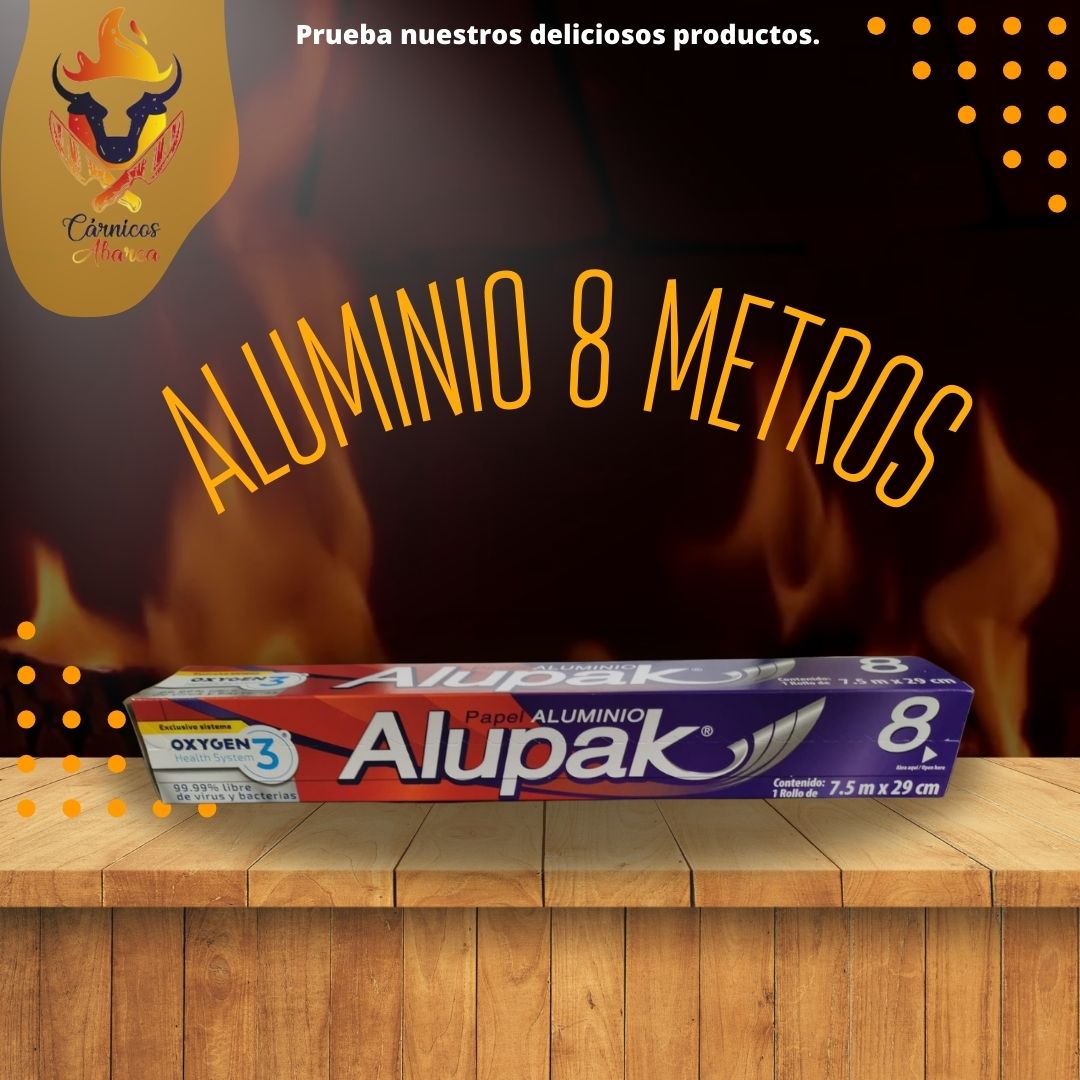 ALUMINIO 8 METROS / Precio: $32.00