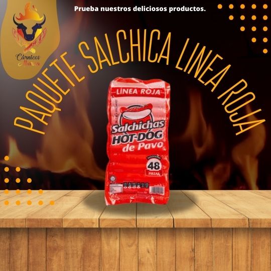 SALCHICHA LINEA ROJA PAQUETE / Precio: $120.00