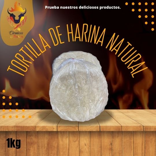 TORTILLA DE HARINA NATURAL / Precio: $32.00