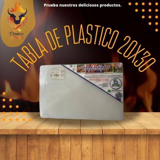 TABLA DE PLASTICO 20X30 / Precio: $255.00