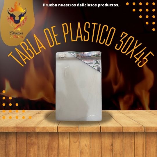 TABLA DE PLASTICO 30X45 / Precio: $375.00